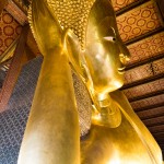 Bangkok, Wat Pho, temple du Bouddha couché