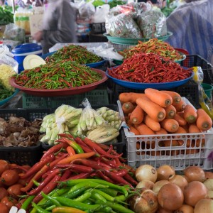 Marché local près de Khao Sok
